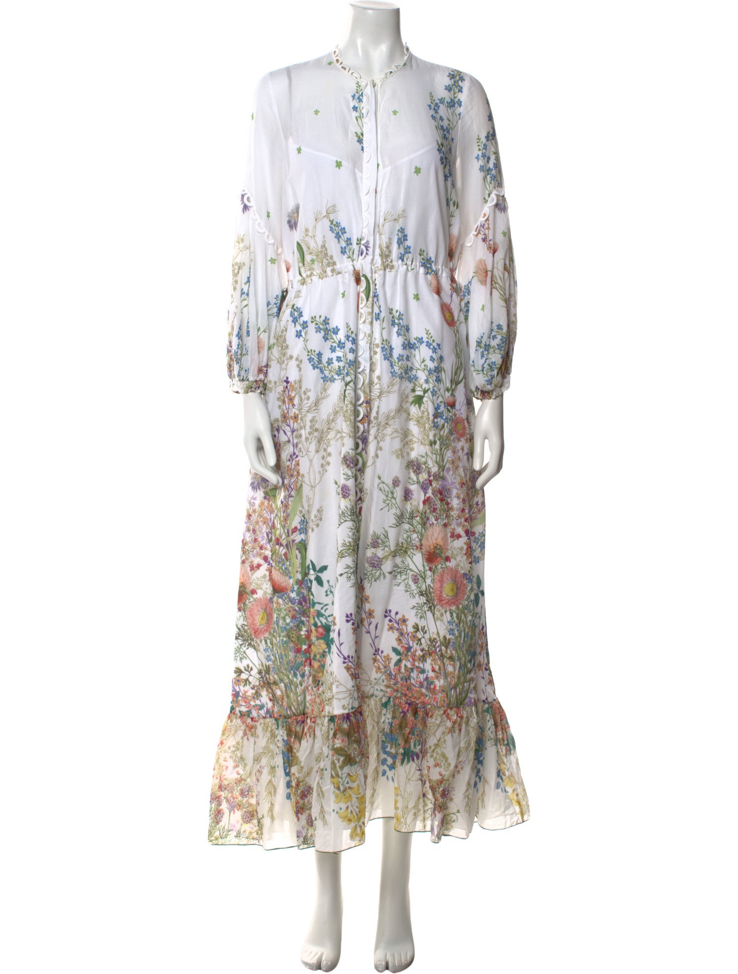 Charo Ruiz Floral Print Long Dress