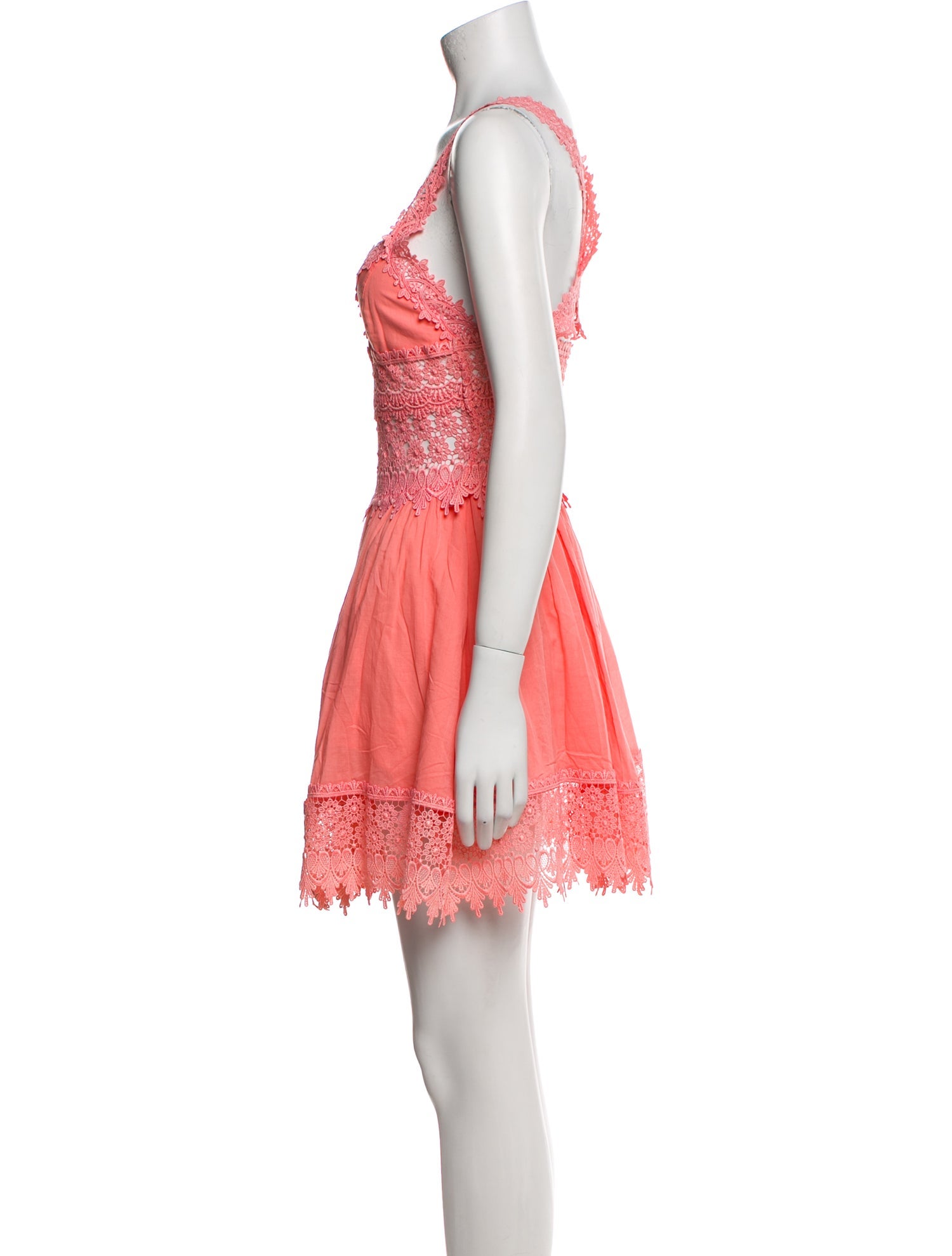 Charo Ruiz V-Neck Mini Dress