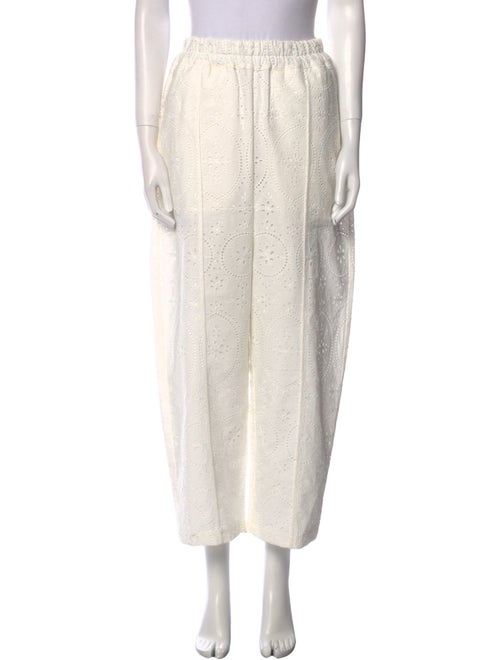 Charo Ruiz Lace Pattern Wide Leg Pants