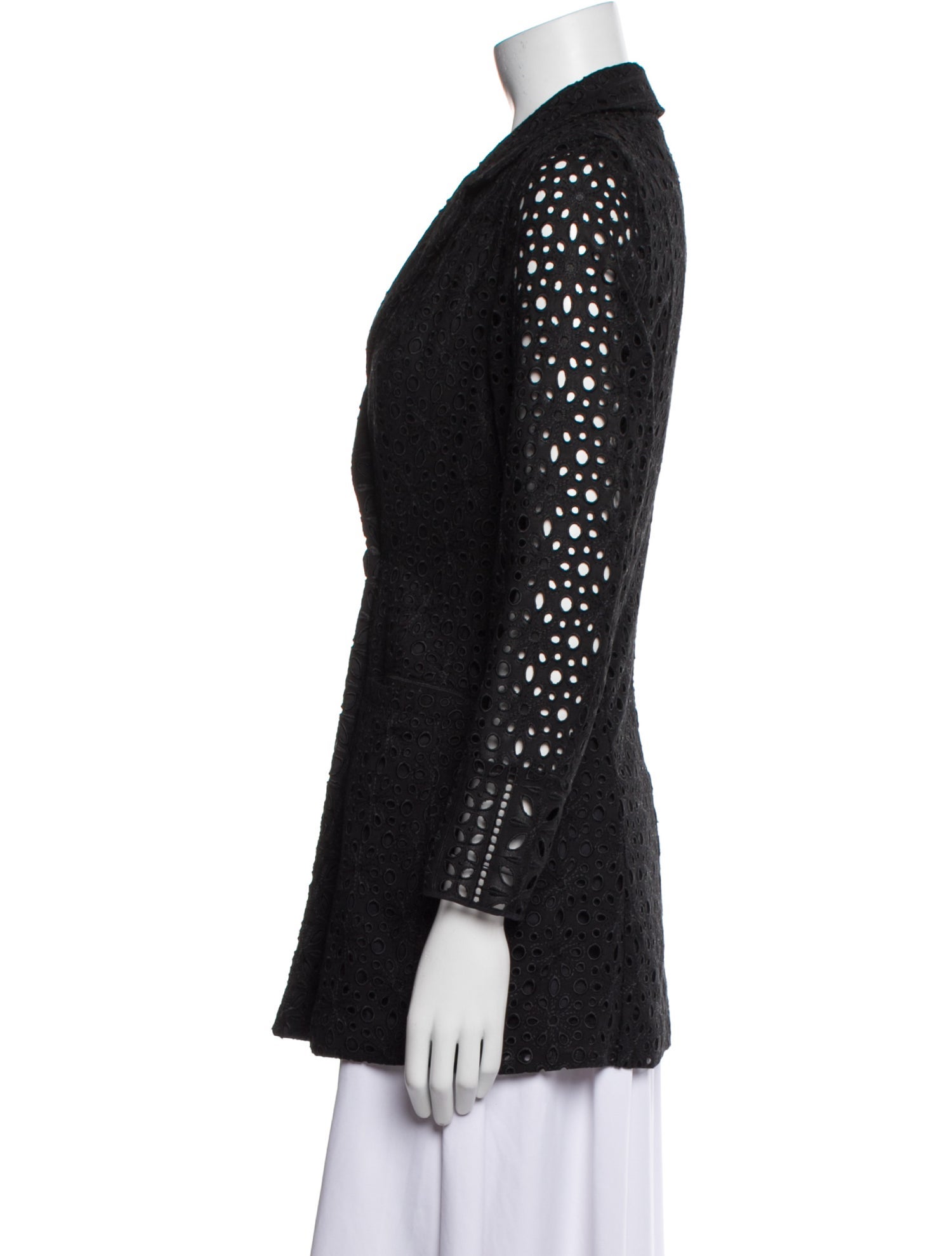 Charo Ruiz Lace Pattern Blazer