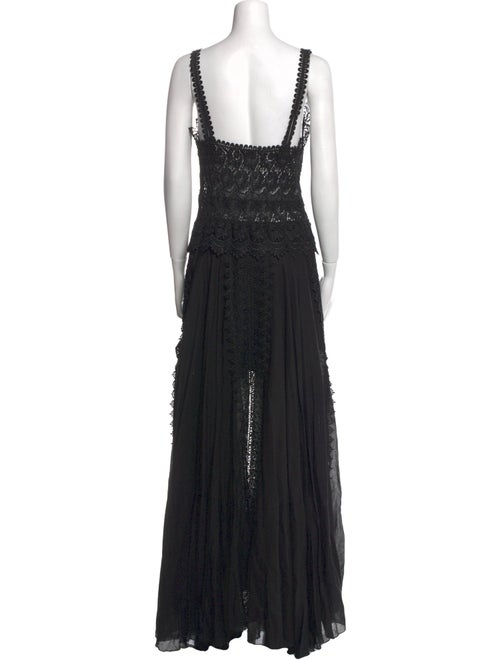 Charo Ruiz V-Neck Long Dress