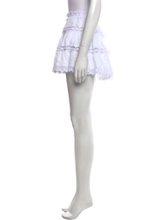 Charo Ruiz Ruffle Embellishment Mini Skirt