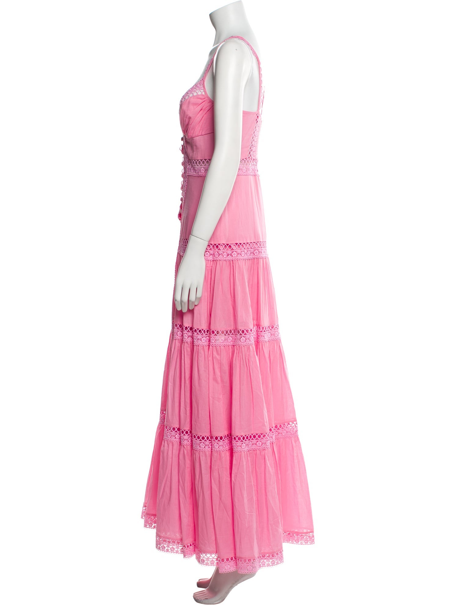 Charo Ruiz V-Neck Long Dress