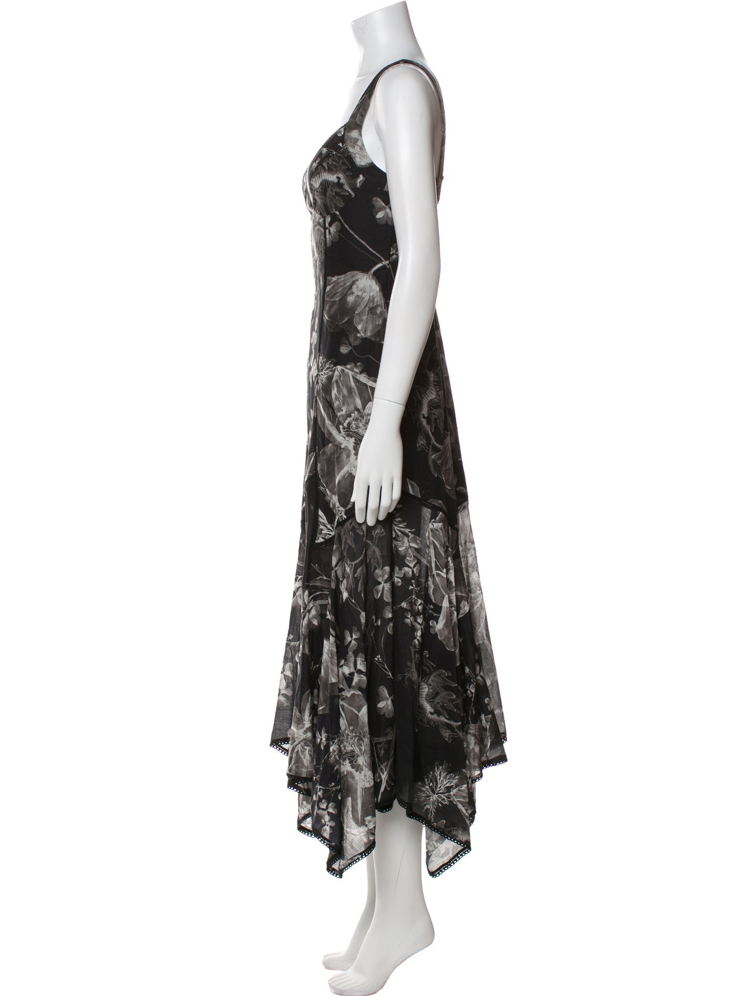 Charo Ruiz Floral Print Long Dress