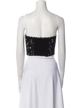 Charo Ruiz Strapless Crop Top