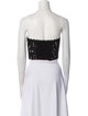 Charo Ruiz Strapless Crop Top