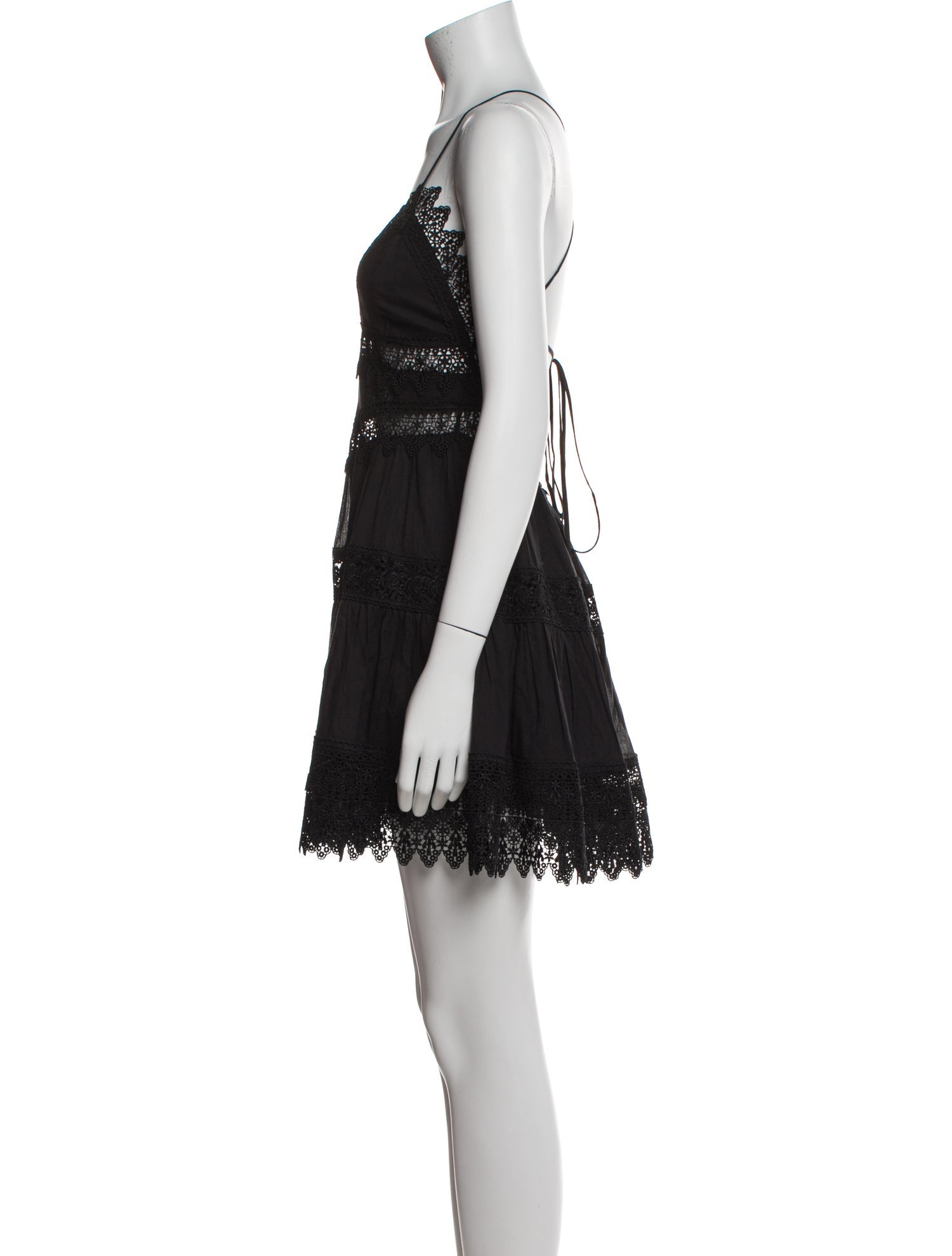 Charo Ruiz V-Neck Mini Dress