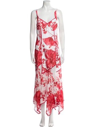 Charo Ruiz Floral Print Long Dress