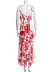 Charo Ruiz Floral Print Long Dress