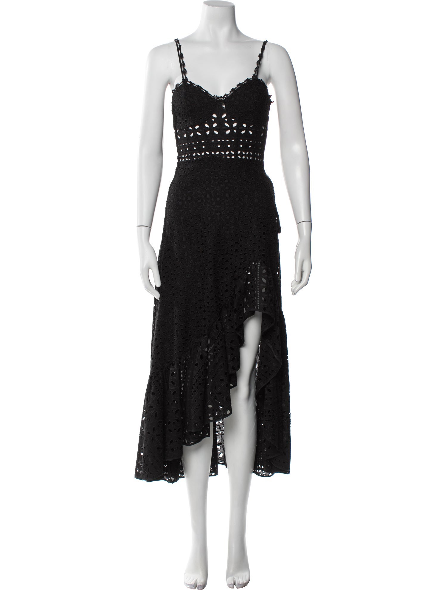 Charo Ruiz V-Neck Long Dress