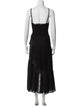 Charo Ruiz V-Neck Long Dress