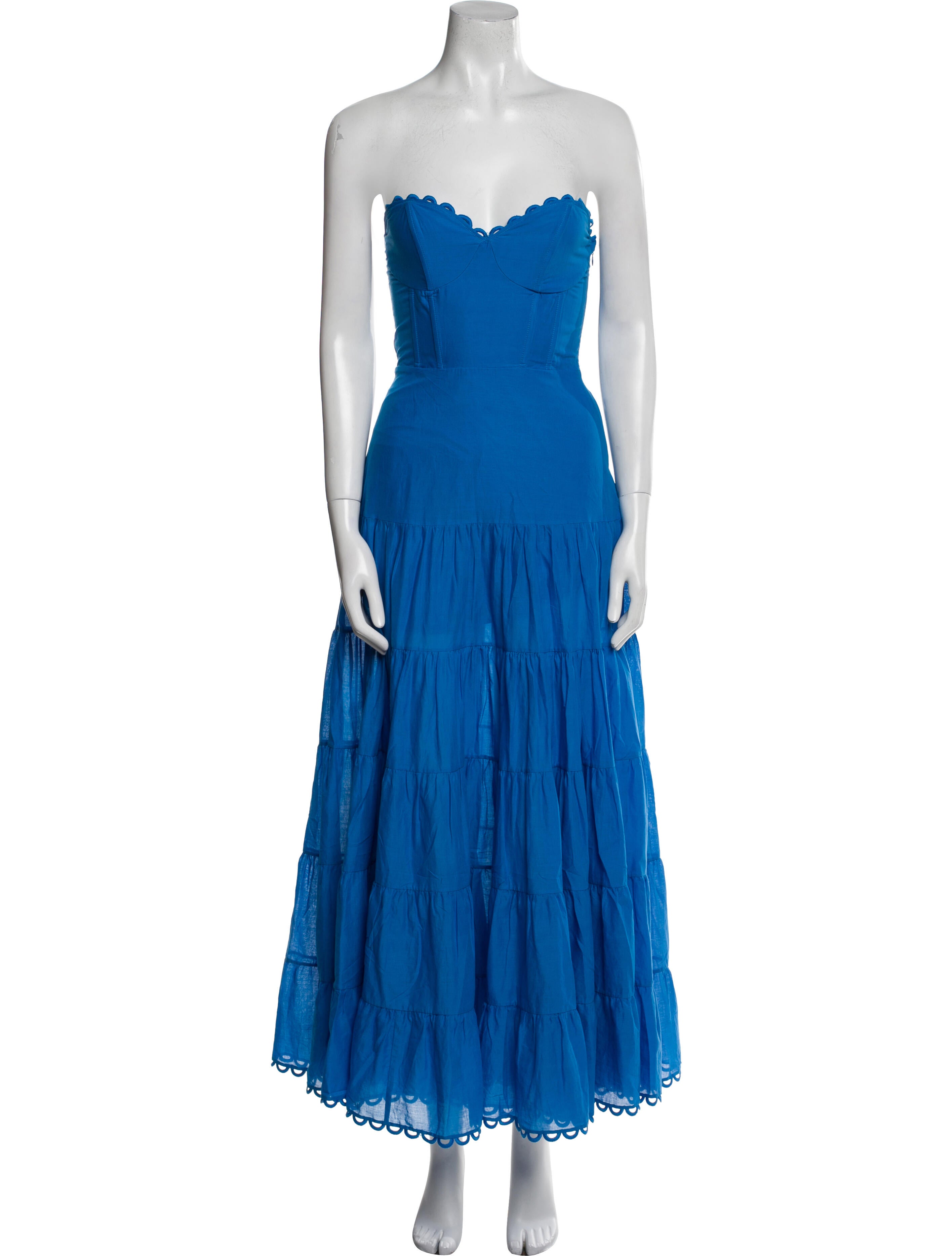 Charo Ruiz Strapless Long Dress