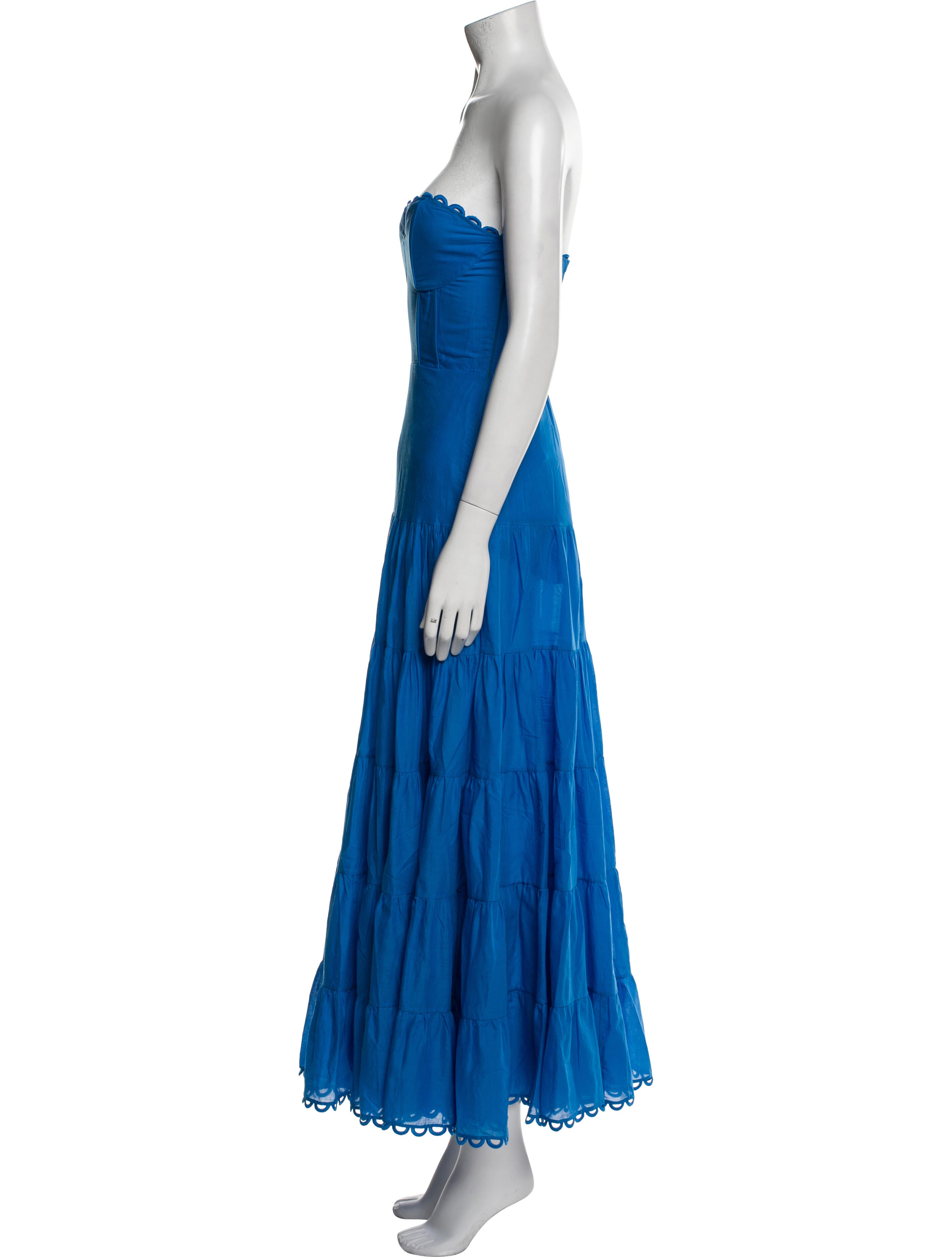 Charo Ruiz Strapless Long Dress