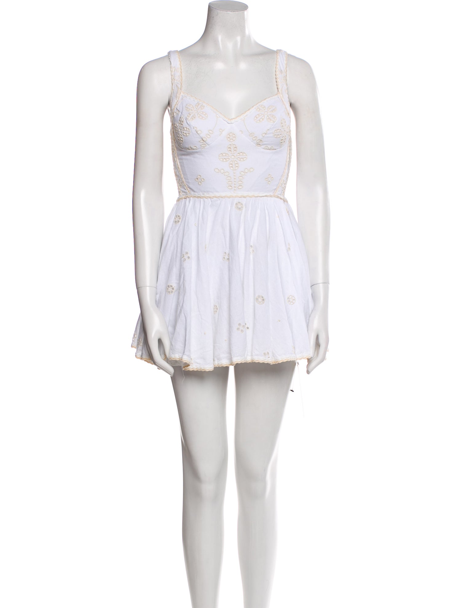 Charo Ruiz V-Neck Mini Dress