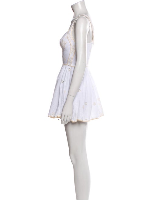 Charo Ruiz V-Neck Mini Dress