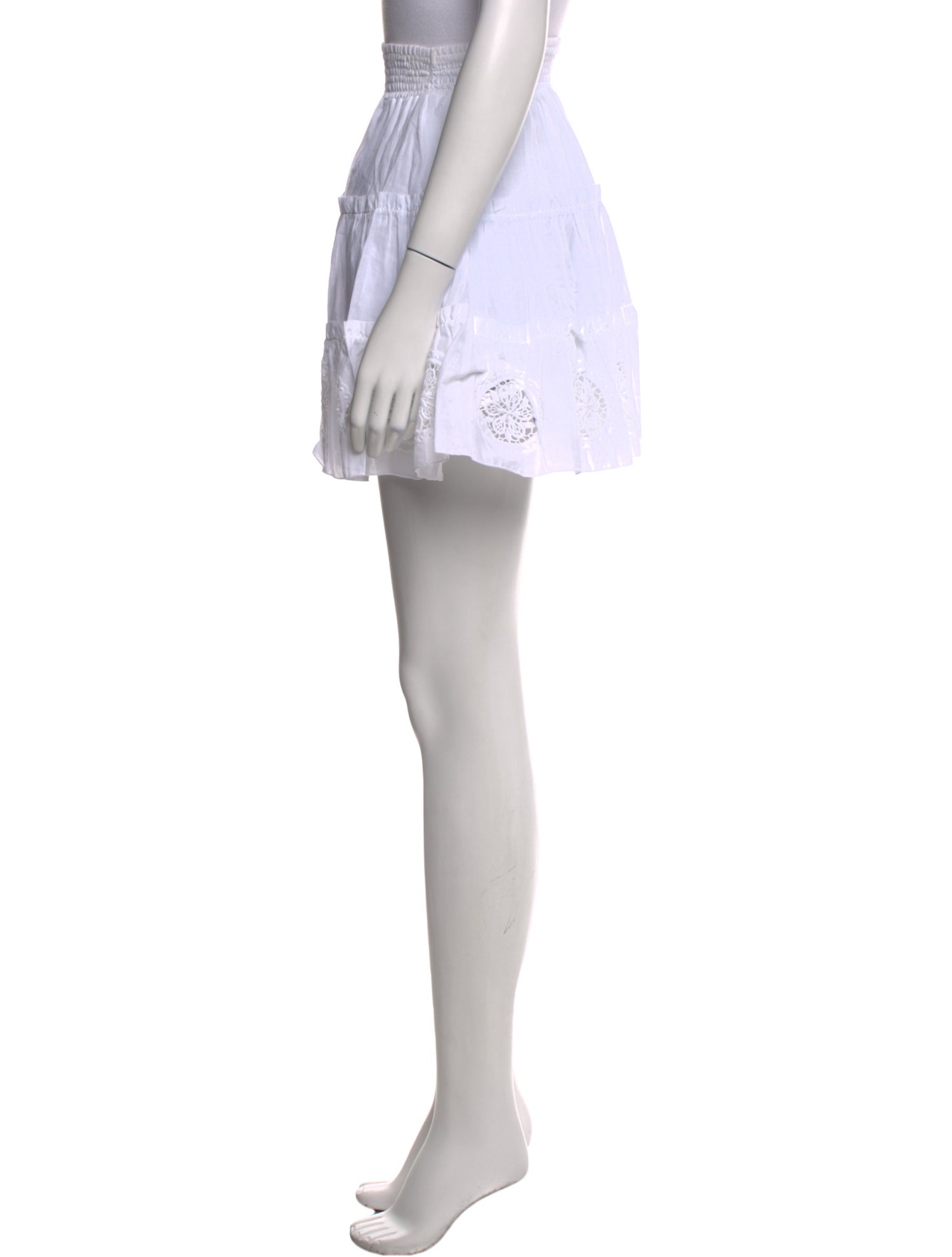 Charo Ruiz Embroidered Accent Mini Skirt w/ Tags