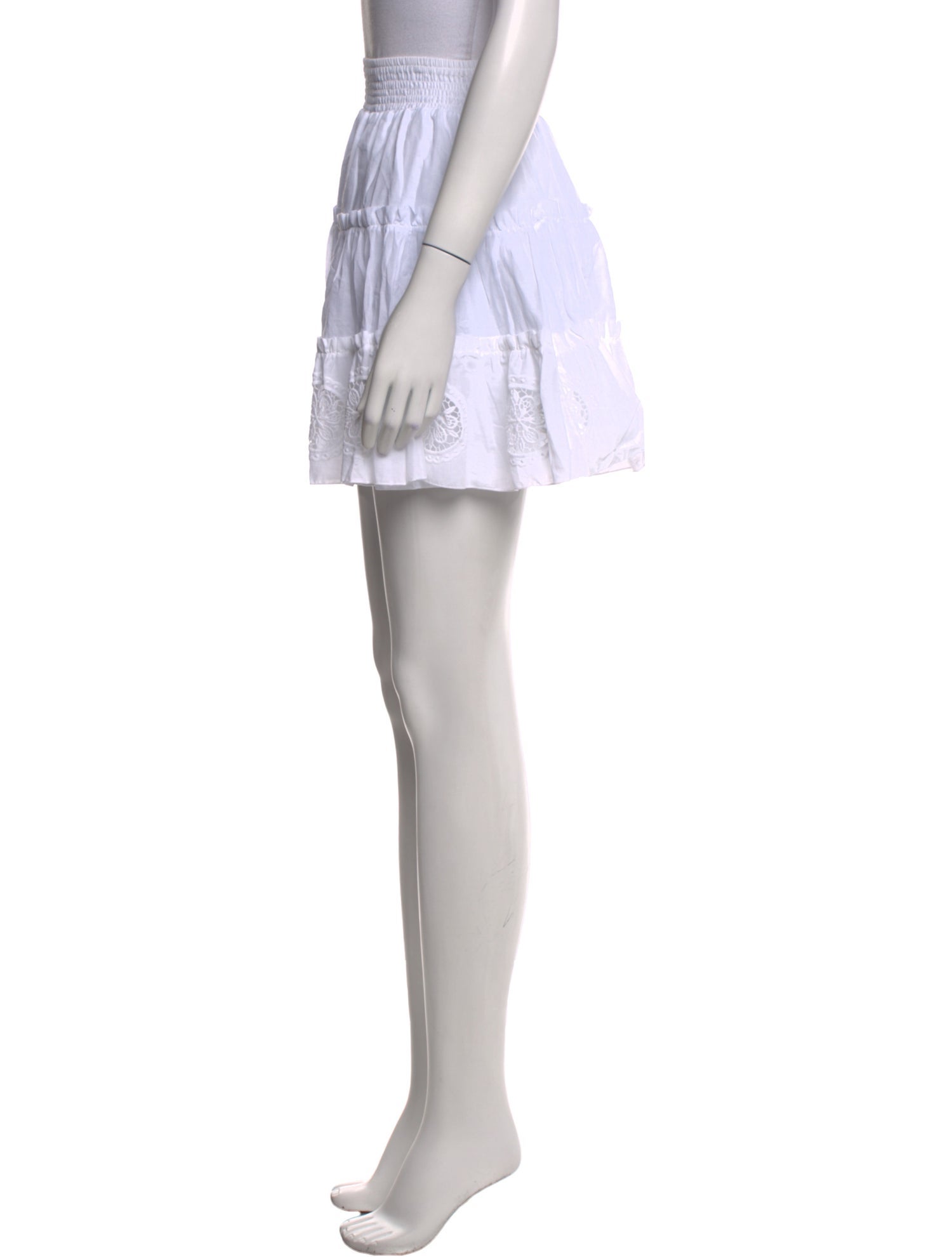 Charo Ruiz Ruffle Embellishment Mini Skirt w/ Tags