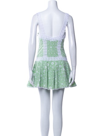 Charo Ruiz Floral Print Mini Dress