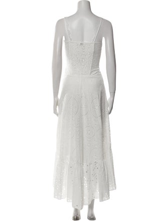 Charo Ruiz Square Neckline Long Dress