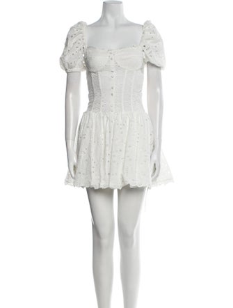 Charo Ruiz Square Neckline Mini Dress