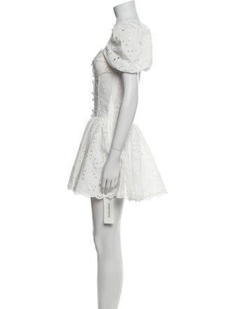 Charo Ruiz Square Neckline Mini Dress