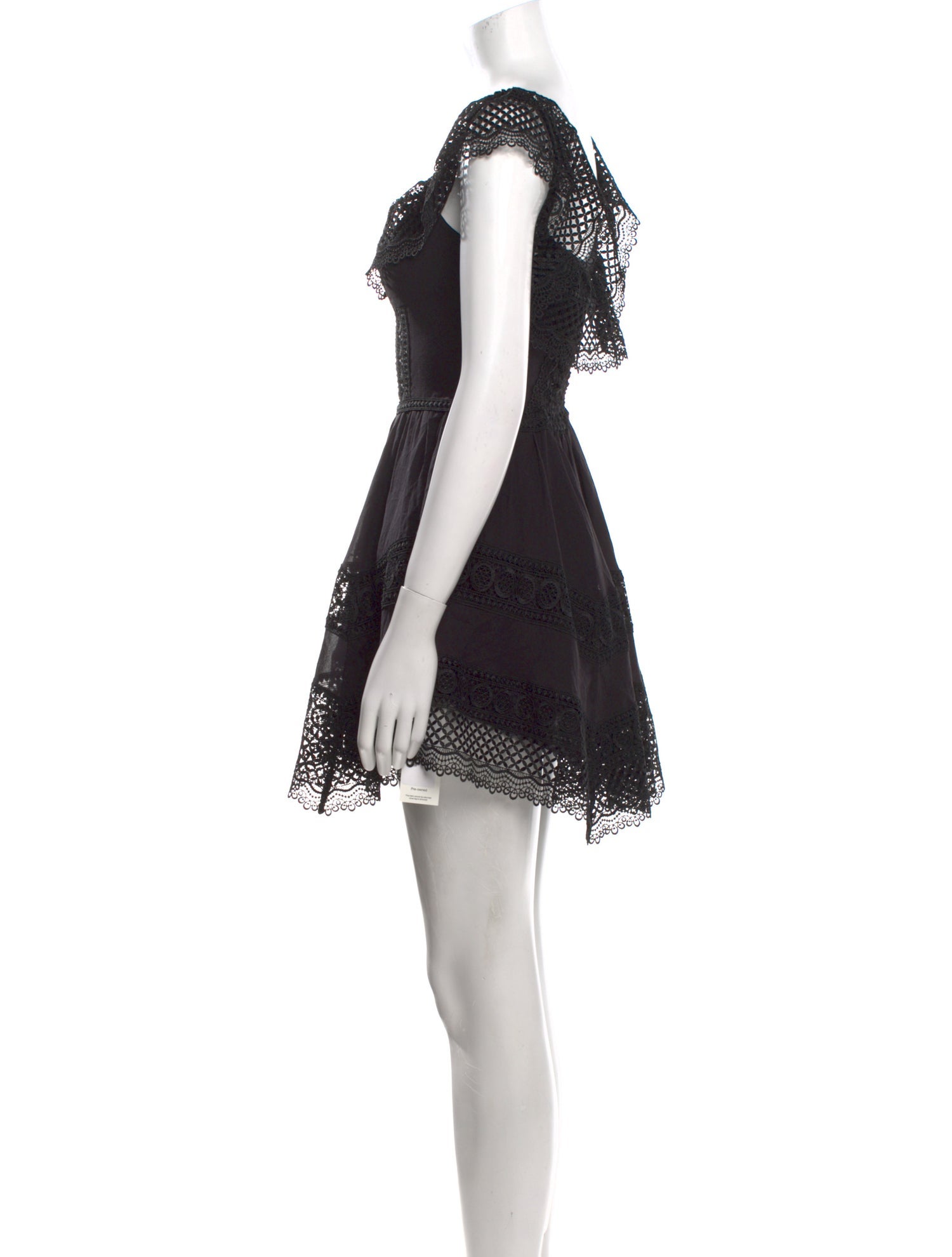 Charo Ruiz Lace Pattern Mini Dress