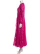 Charo Ruiz V-Neck Long Dress