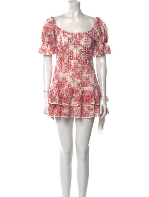 Charo Ruiz Floral Print Mini Dress