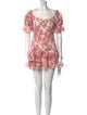 Charo Ruiz Floral Print Mini Dress