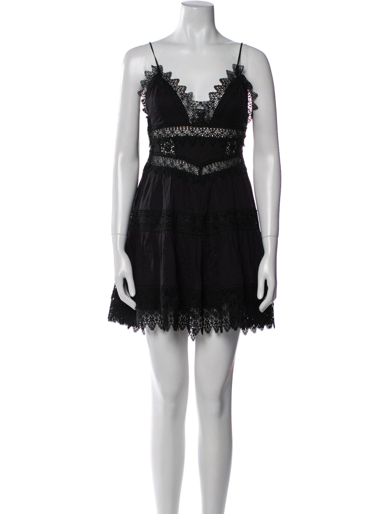 Charo Ruiz V-Neck Mini Dress