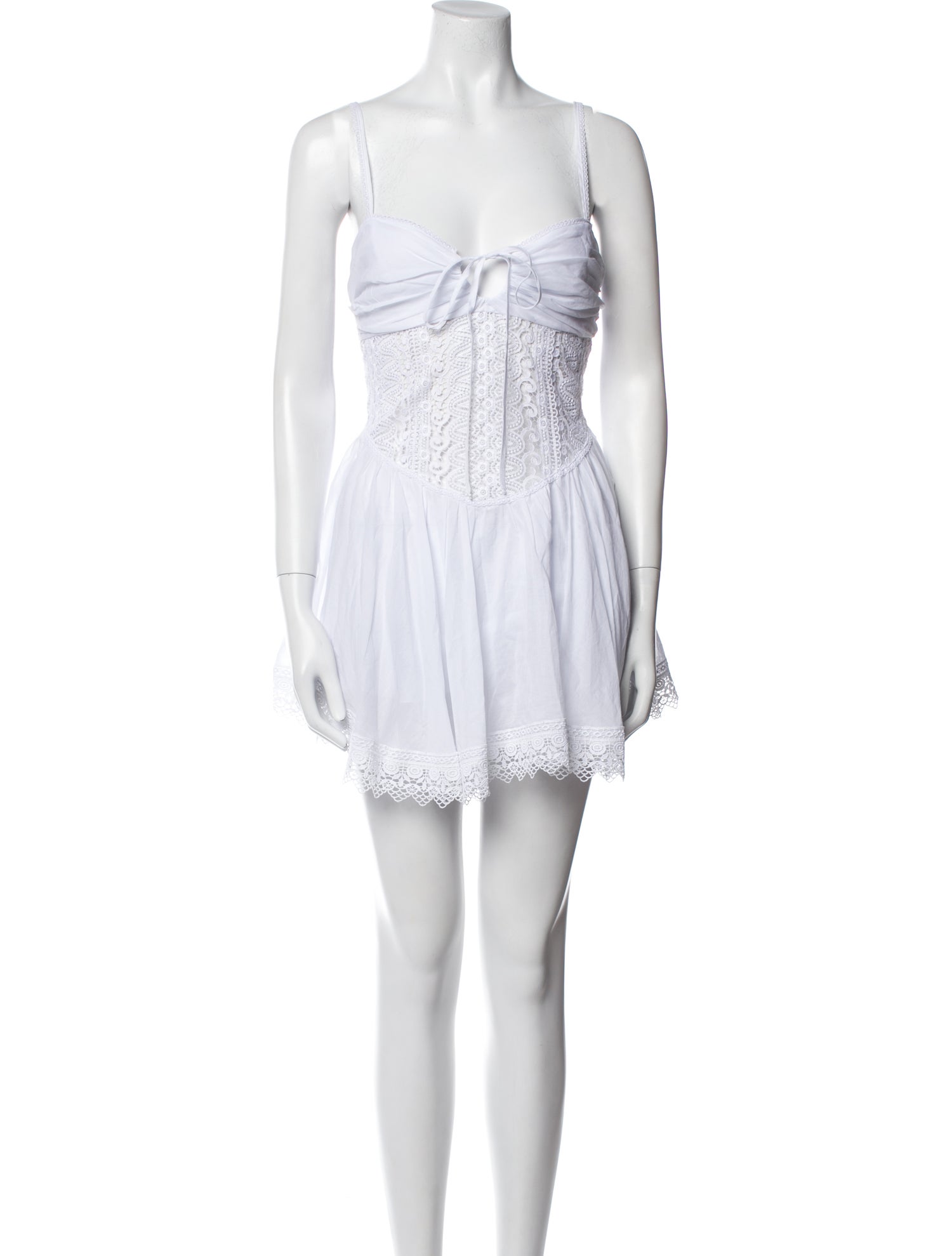 Charo Ruiz Square Neckline Mini Dress