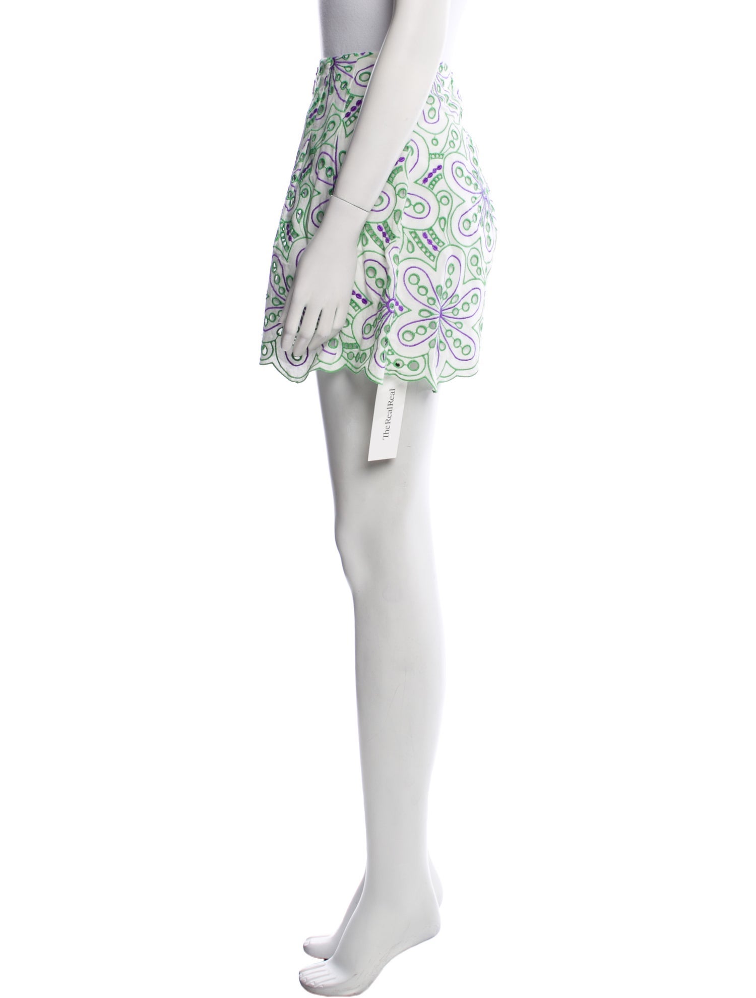 Charo Ruiz Printed Mini Shorts w/ Tags