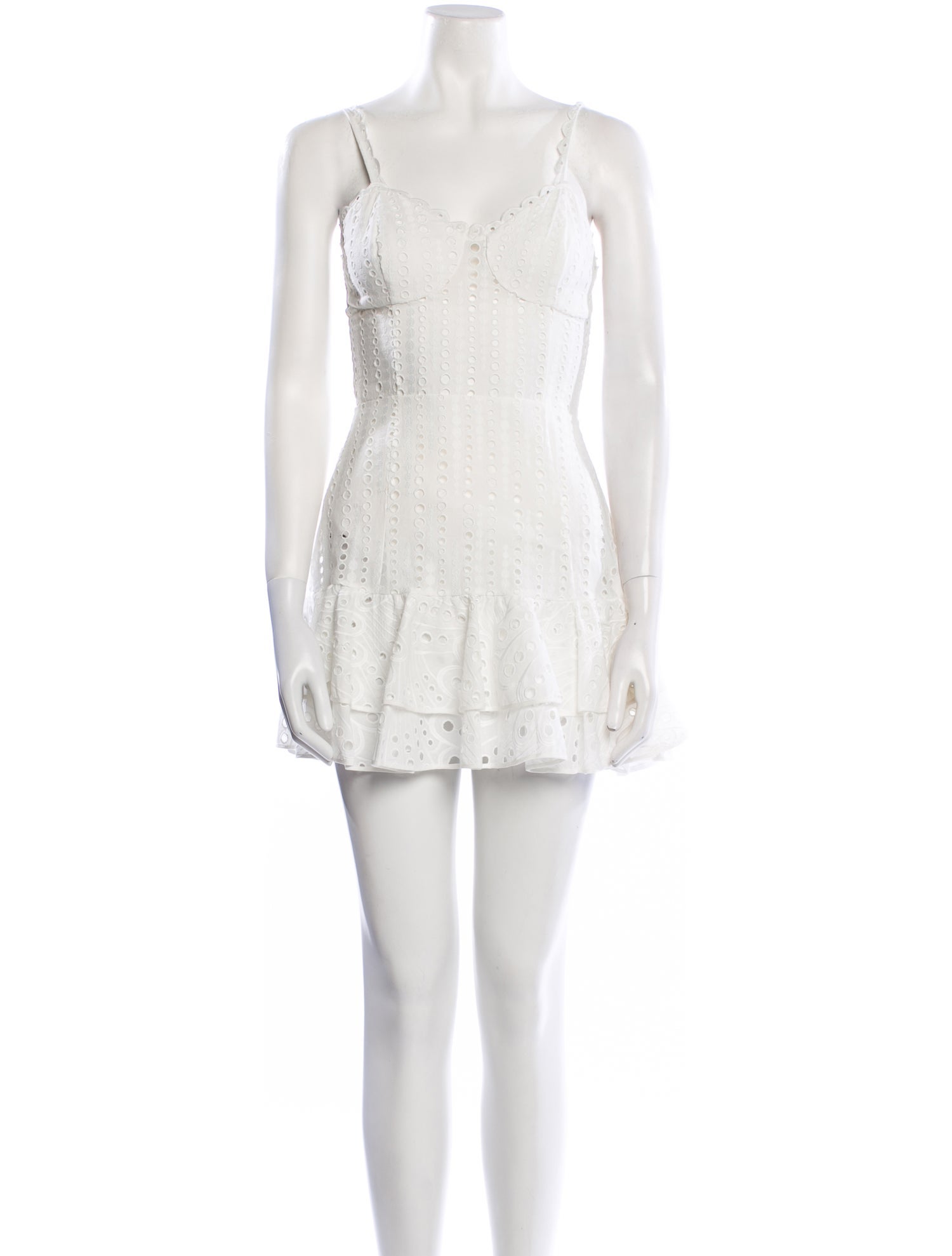 Charo Ruiz V-Neck Mini Dress