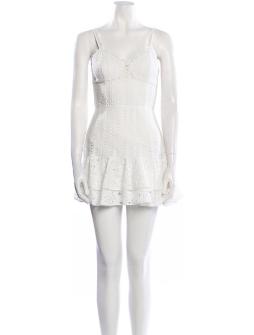 Charo Ruiz V-Neck Mini Dress