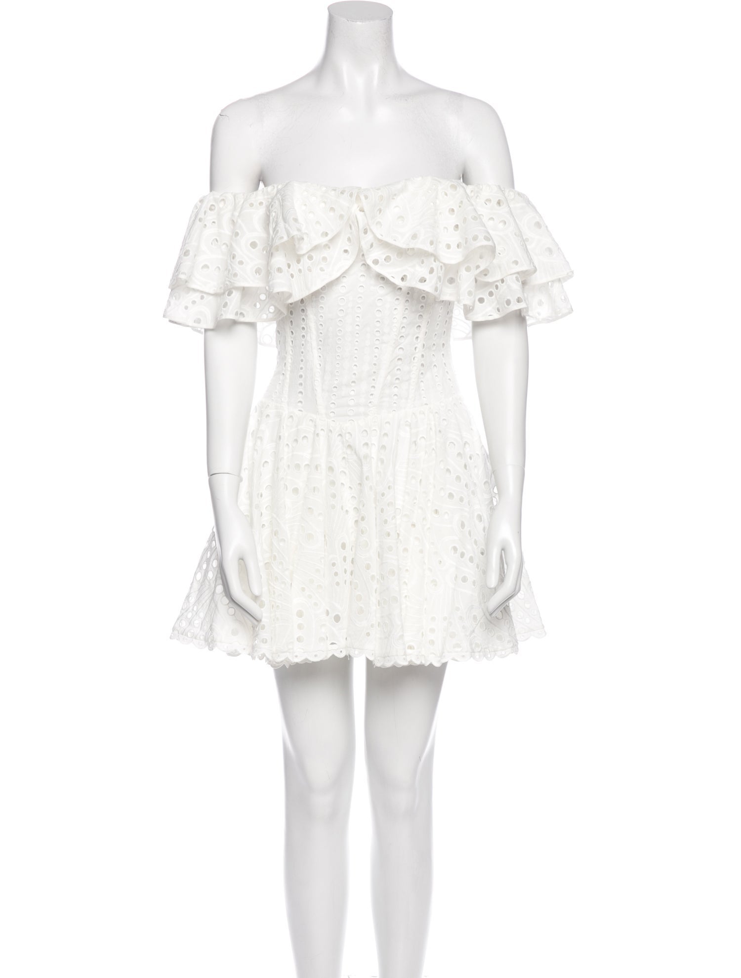 Charo Ruiz Off-The-Shoulder Mini Dress