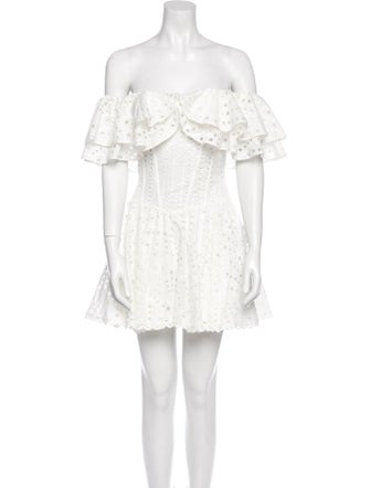 Charo Ruiz Off-The-Shoulder Mini Dress