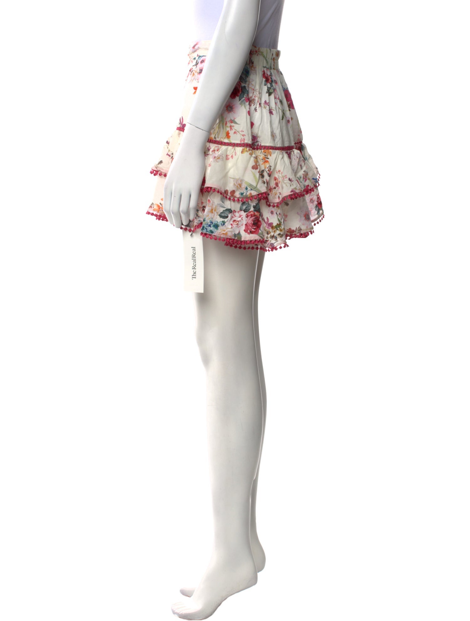 Charo Ruiz Floral Print Mini Skirt