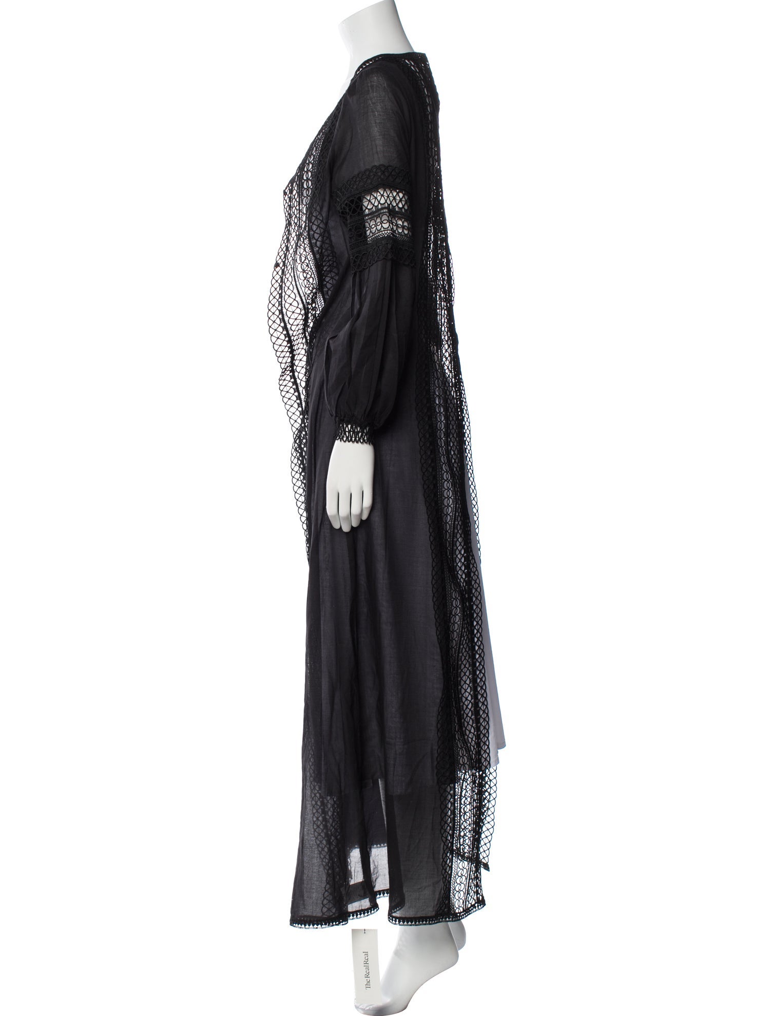 Charo Ruiz Eyelet Trim Robe