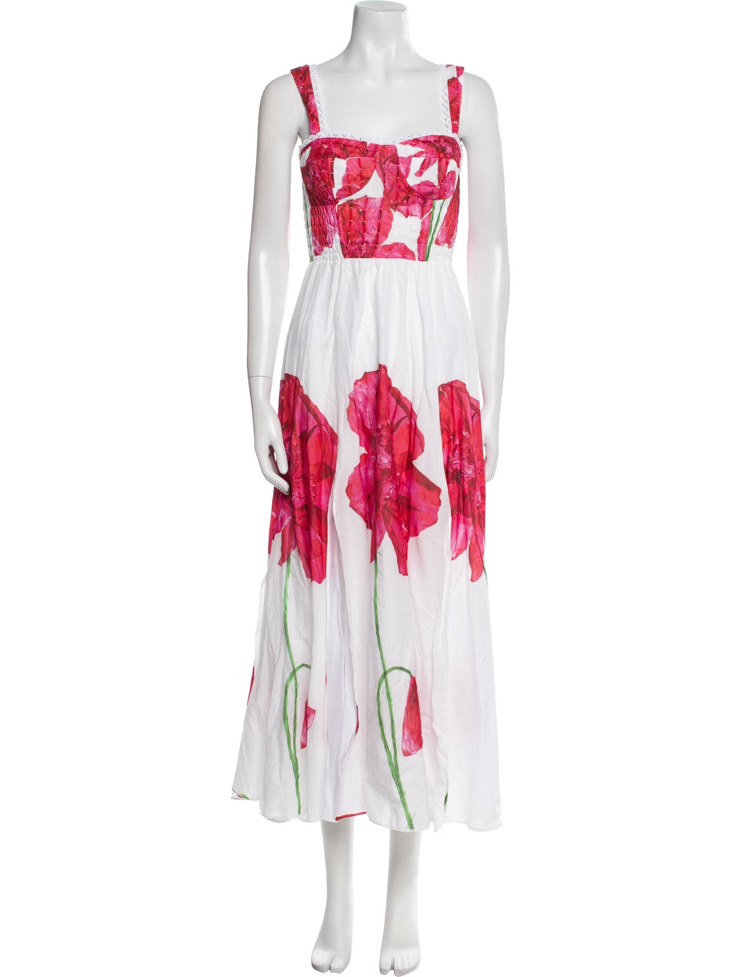 Charo Ruiz Floral Print Long Dress