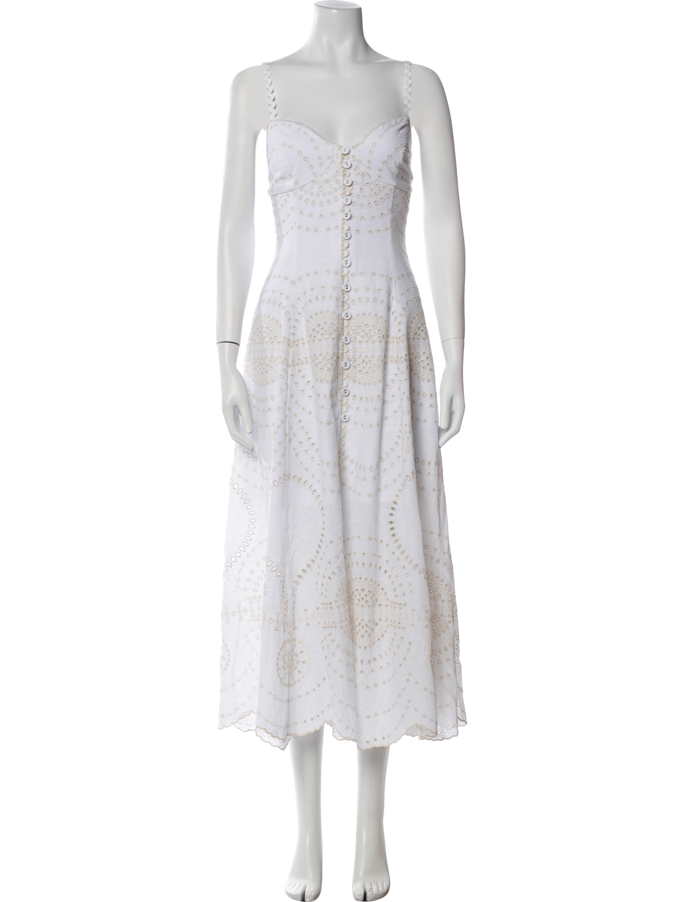 Charo Ruiz Lace Pattern Long Dress w/ Tags