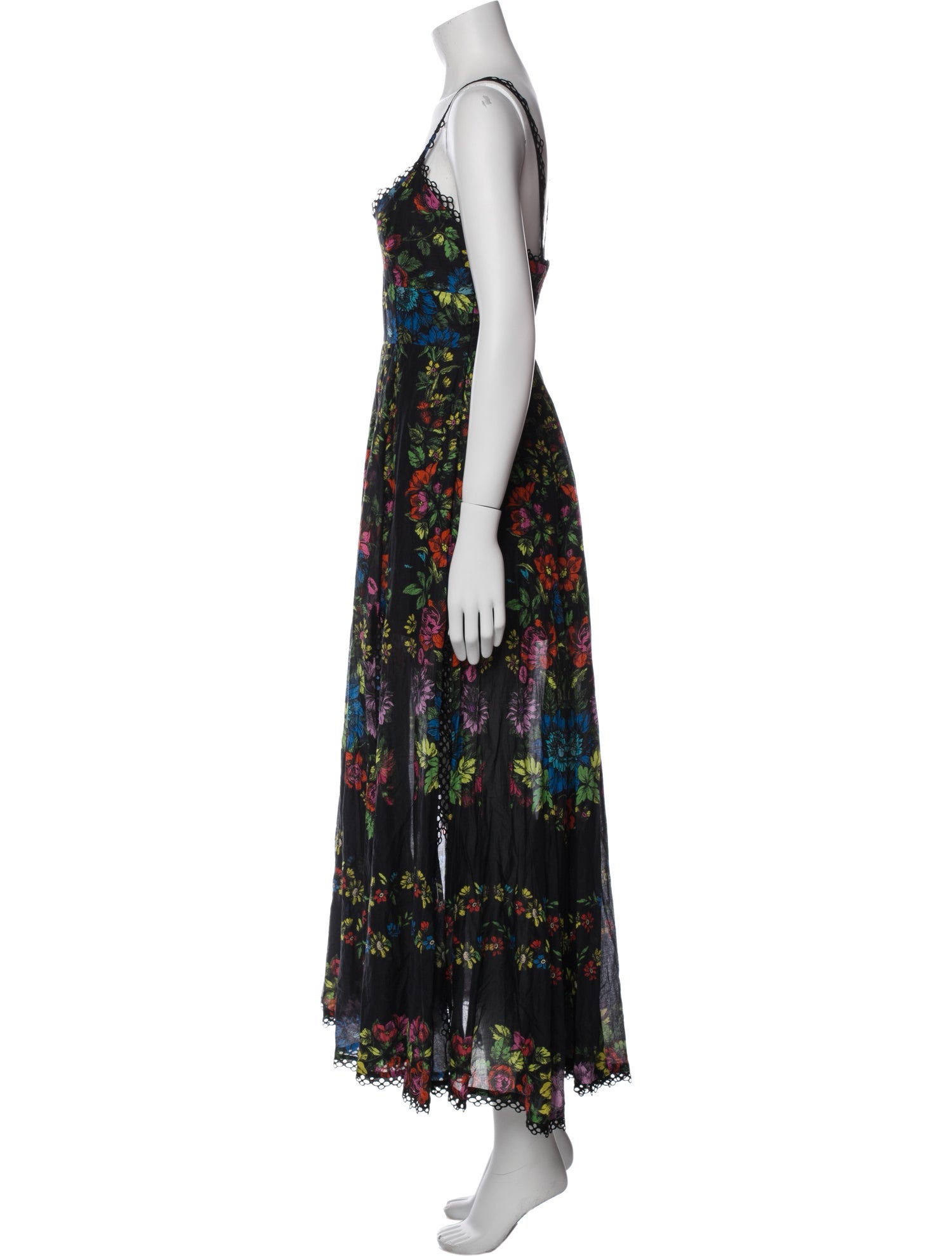 Charo Ruiz Floral Print Long Dress