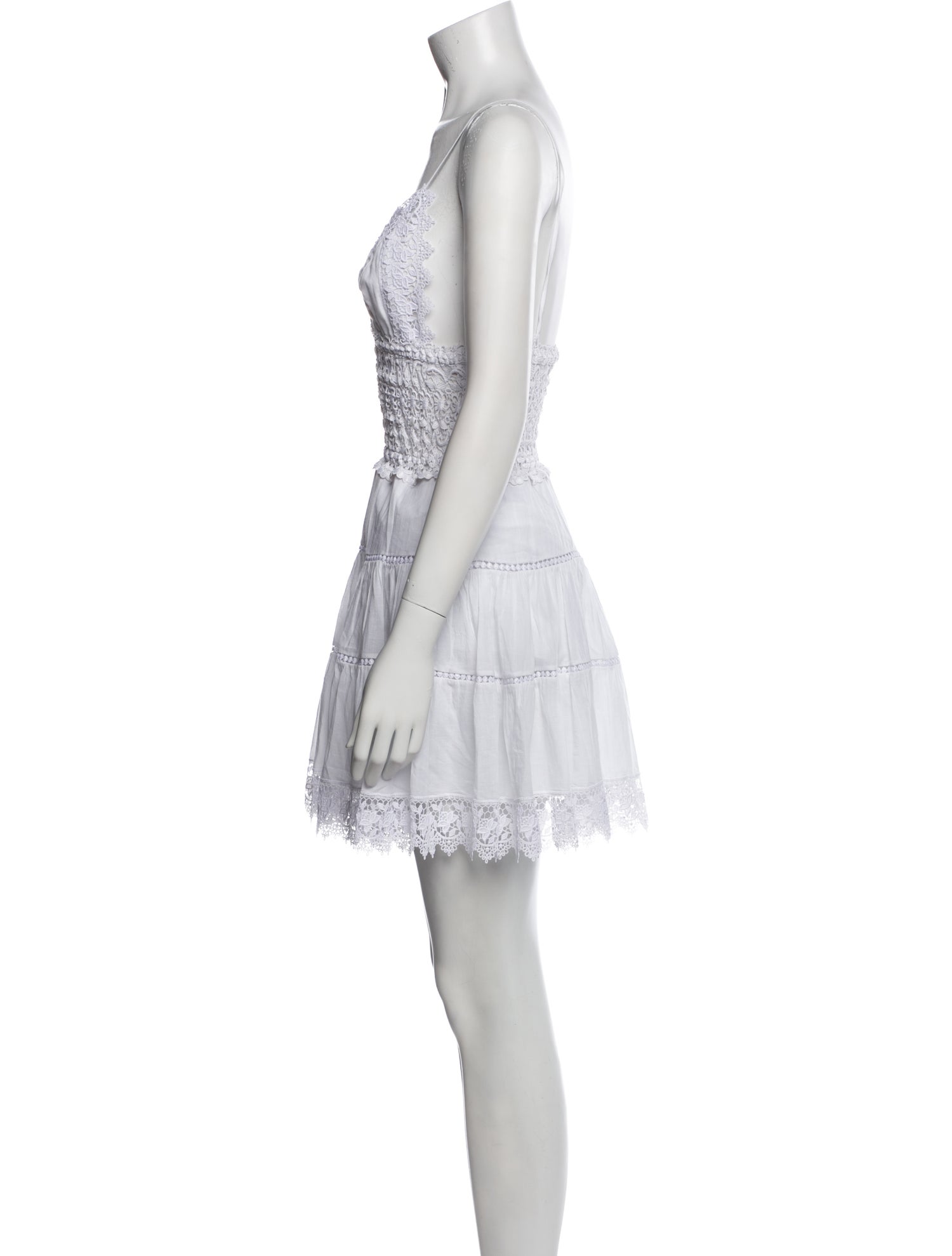 Charo Ruiz V-Neck Mini Dress