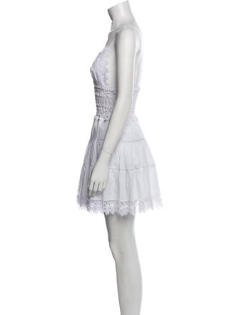 Charo Ruiz V-Neck Mini Dress