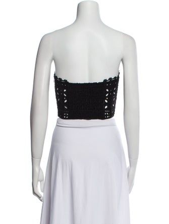 Charo Ruiz Strapless Crop Top