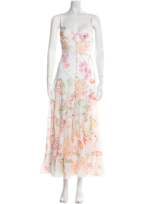 Charo Ruiz Floral Print Long Dress