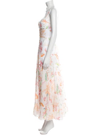 Charo Ruiz Floral Print Long Dress