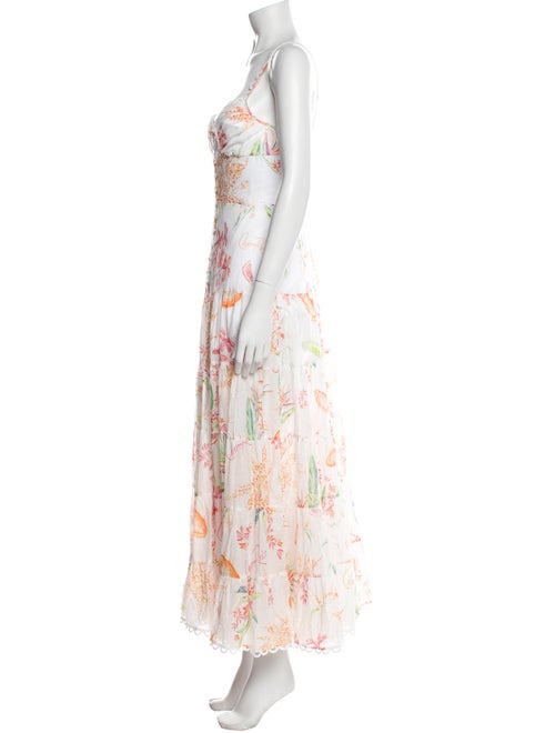 Charo Ruiz Floral Print Long Dress