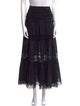 Charo Ruiz Crochet Trim Midi Length Skirt