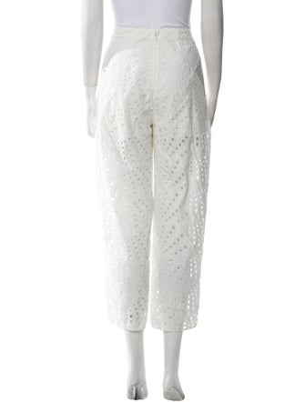Charo Ruiz Eyelet Straight Leg Pants