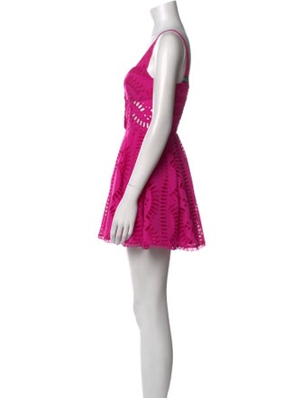 Charo Ruiz Square Neckline Mini Dress